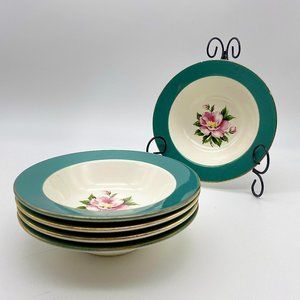 Homer Laughlin Empire Green China - Set of 10